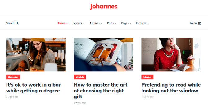 30+ лучших шаблонов для блога WordPress