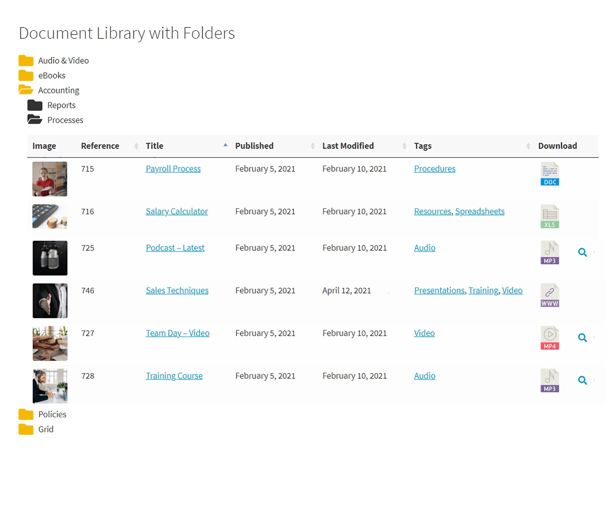 Document Library Pro популярный