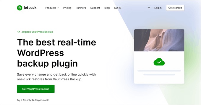 Jetpack VaultPress Backup отличный